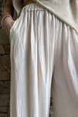 Cyril Crinkelle Wide Leg Pant Calico